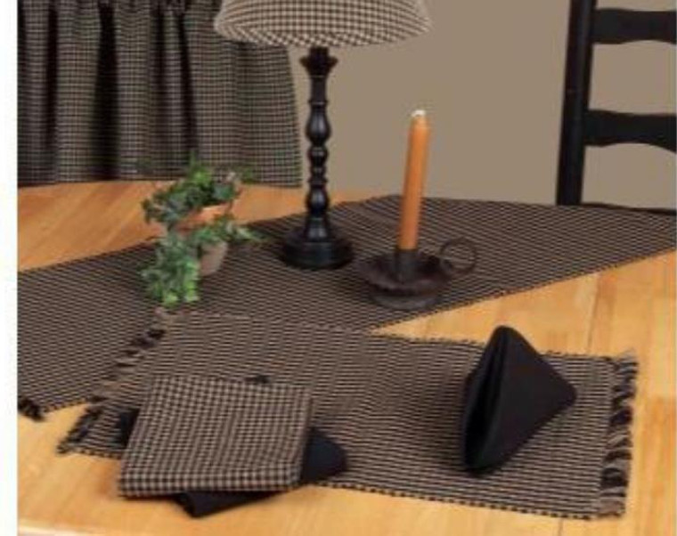 Newbury Gingham Black Kitchen & Dining Collection -