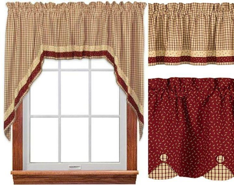 Apple Jack Curtain Collection -