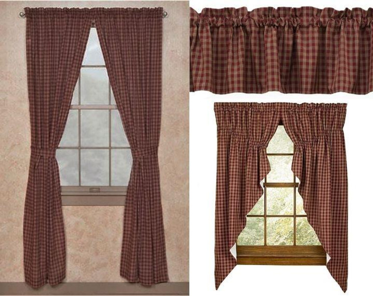 Sturbridge Wine Curtain Collection -