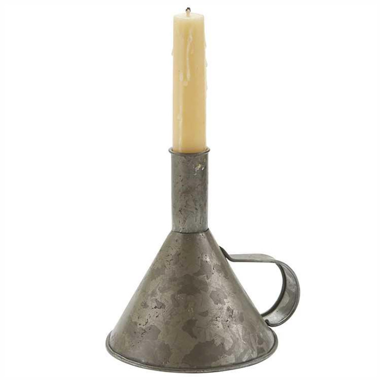 Taper Candlestick Funnel - Galvanized - 762242996731