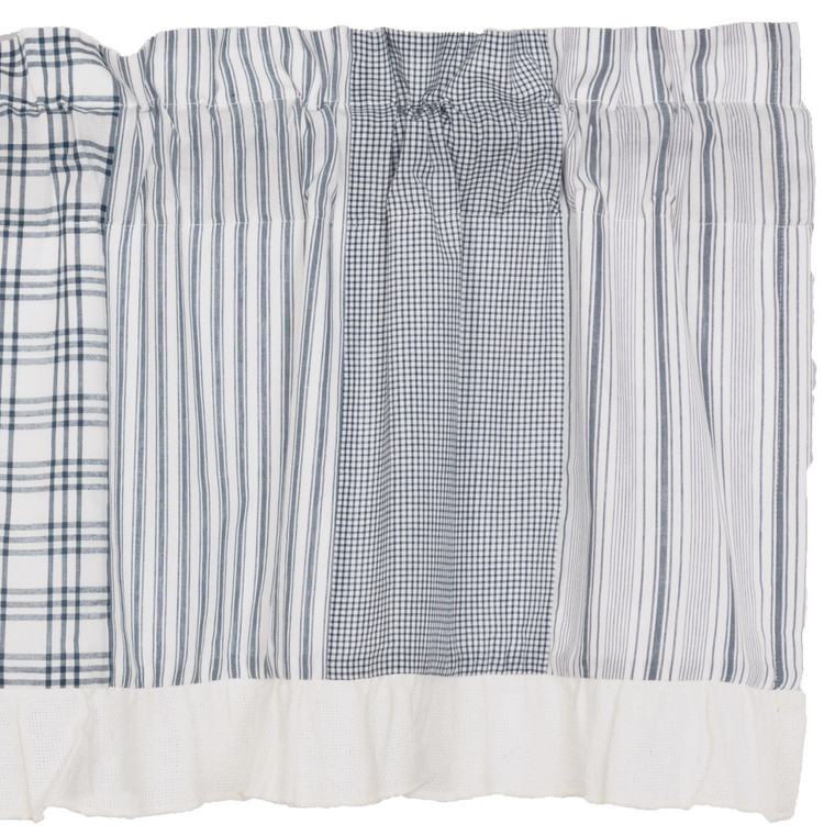 Sawyer Mill Blue Patchwork Valance - 60x19