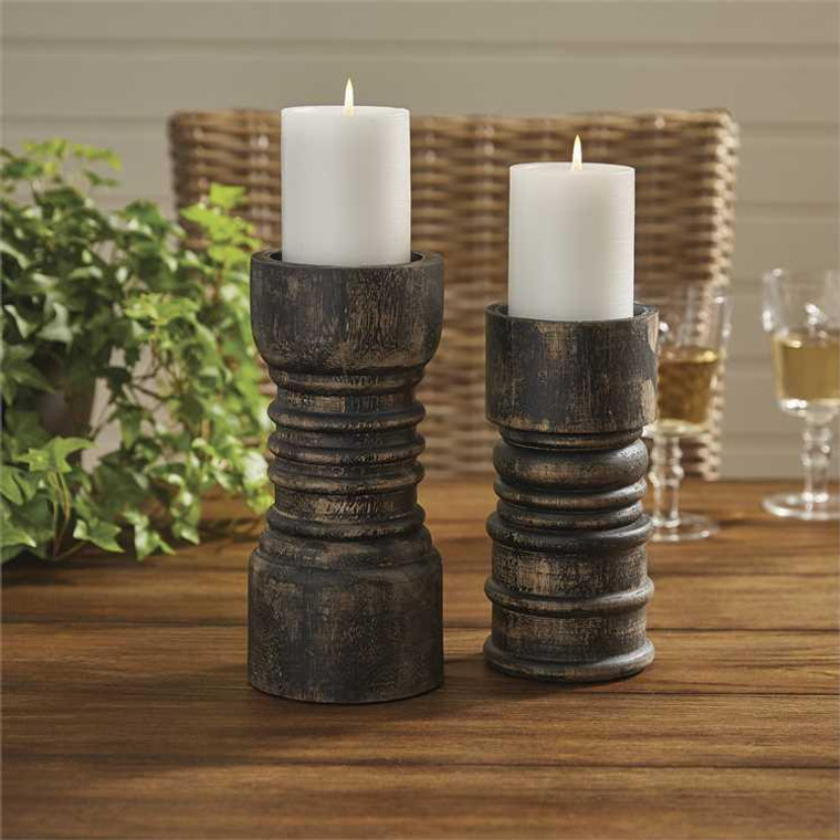 Rustic Candlestick Black - Short - 762242996311