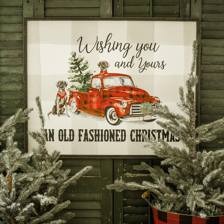 Old Fashioned Christmas Sign - Country Village Shoppe