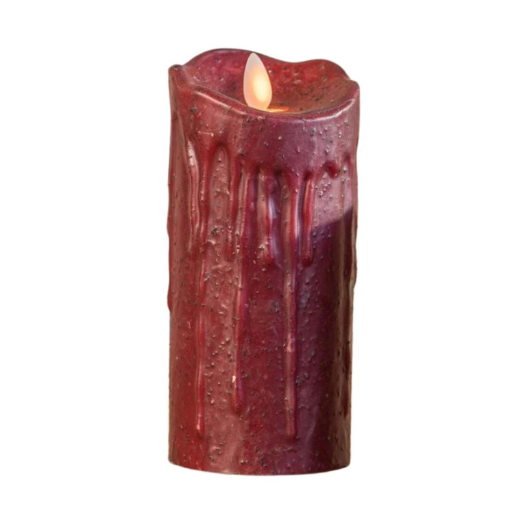 Cranberry Timer Candle - 3x5 Pillar