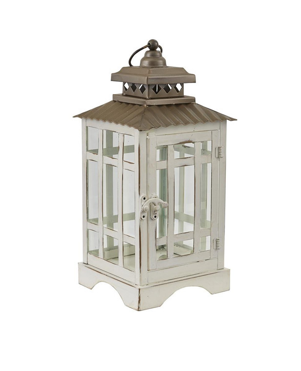 White Lantern - Small 11x5 - Country Village Shoppe