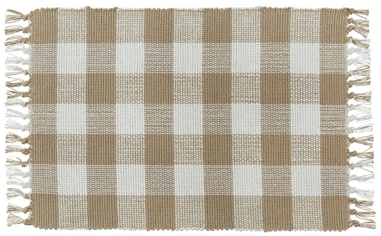 Wicklow Check Natural Placemats - Set of 6