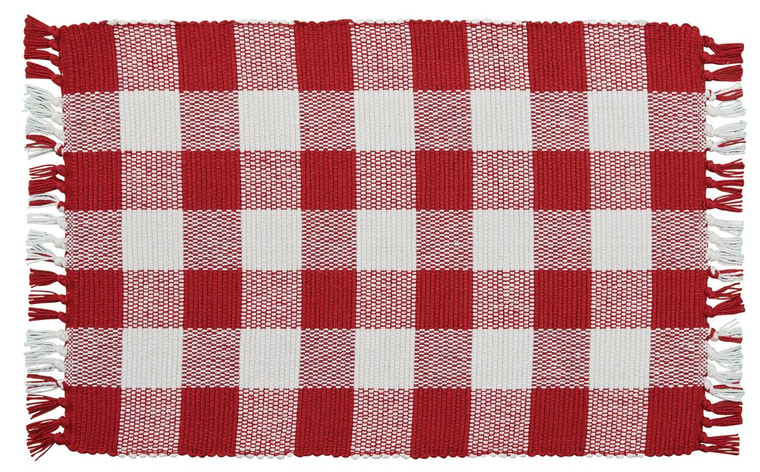 Wicklow Check Red & Cream Placemats - Set of 6 - 762242015128