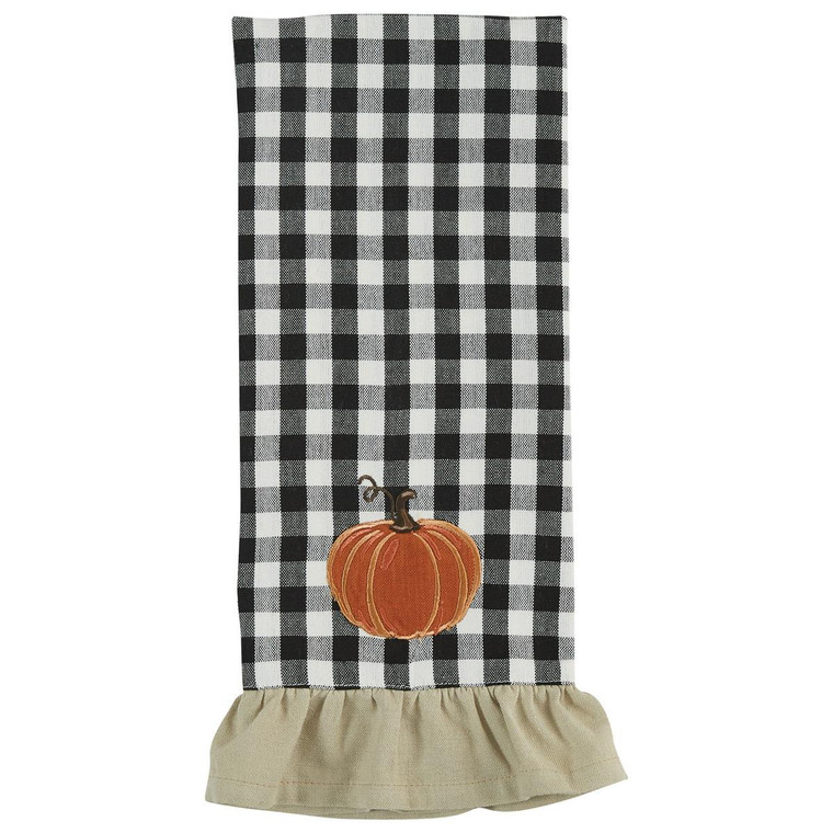 Autumn Checkerboard Decorative Dishtowels - Set of 2
