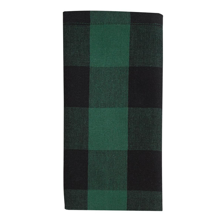 Wicklow Check Forest Napkins - Set of 6