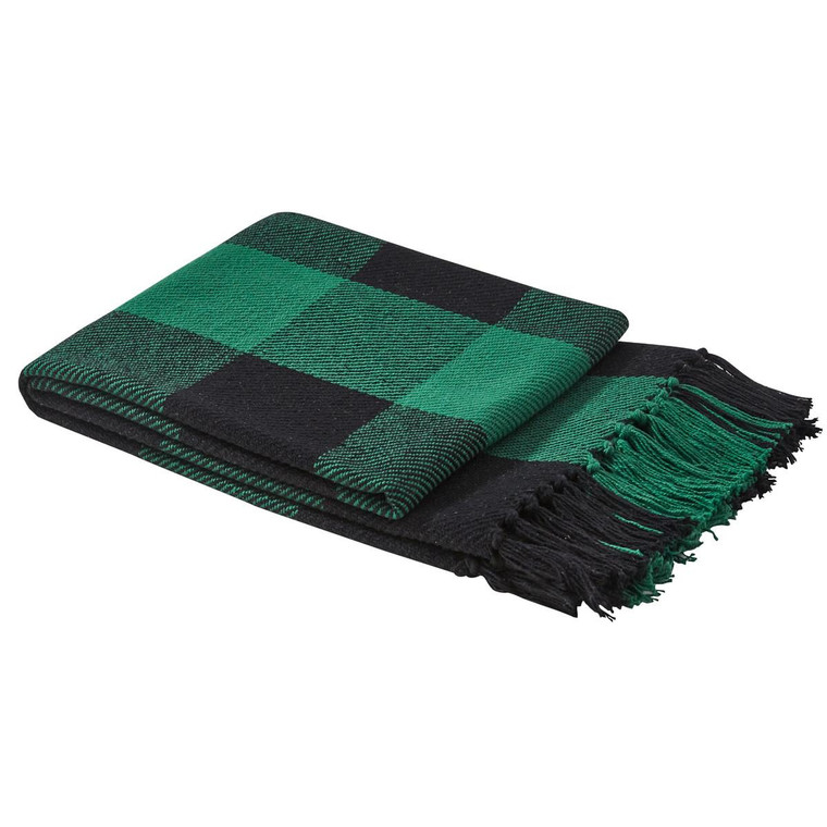Wicklow Check Forest Throw