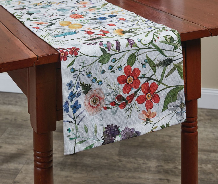 Wildflower Sketchbook Table Runners