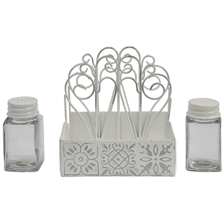Distressed Tile Napkin Caddy