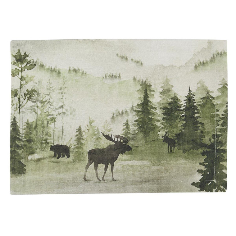 Watercolor Wildlife Placemats - Set of 6 - 762242028005