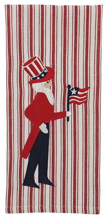 Uncle Sam Applique Dishtowels - Set of 2 - 762242017511