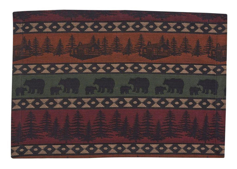 Mountain Bear Placemats - Set of 6 - 762242998742