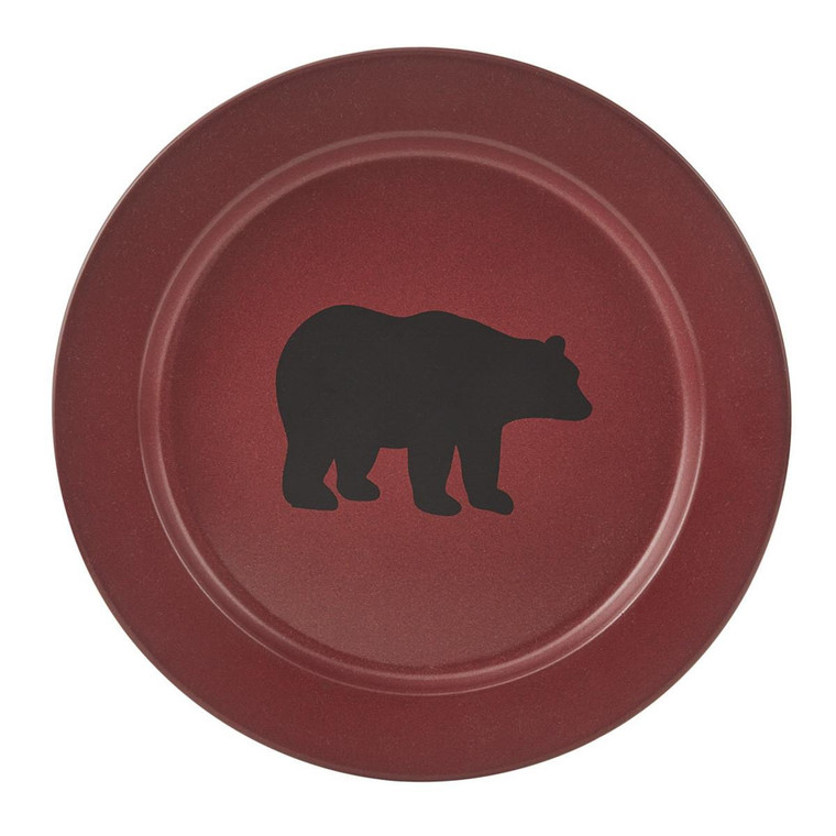 Linville Enamel Bear Dinner Plates - Set of 4 - 762242994553