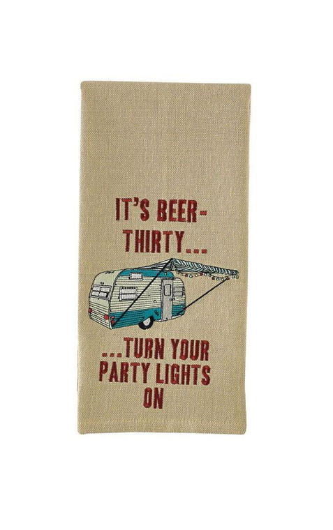 It's Beer Thirty Embroidered Dishtowels - Set of 2