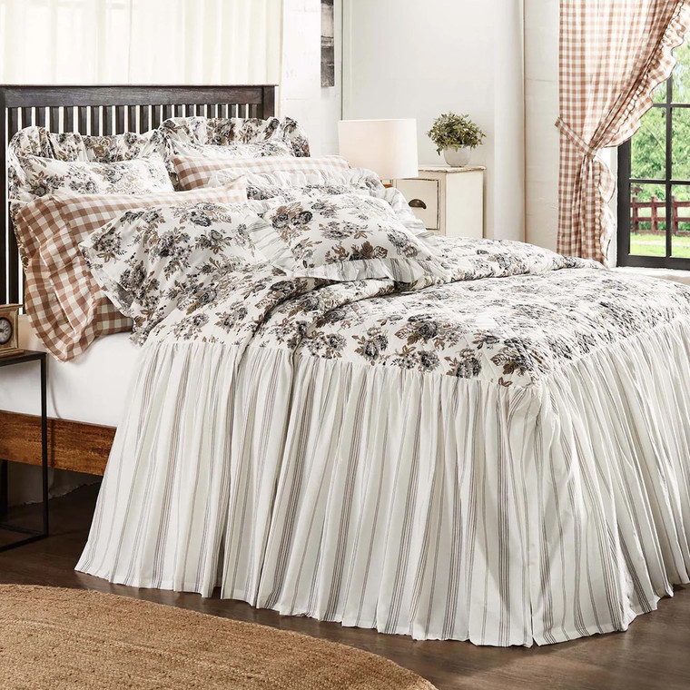 Annie Portabella Floral Ruffled Coverlets