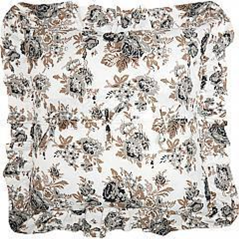 Annie Portabella Floral Pillow Sham - Euro Fabric - 810055893416