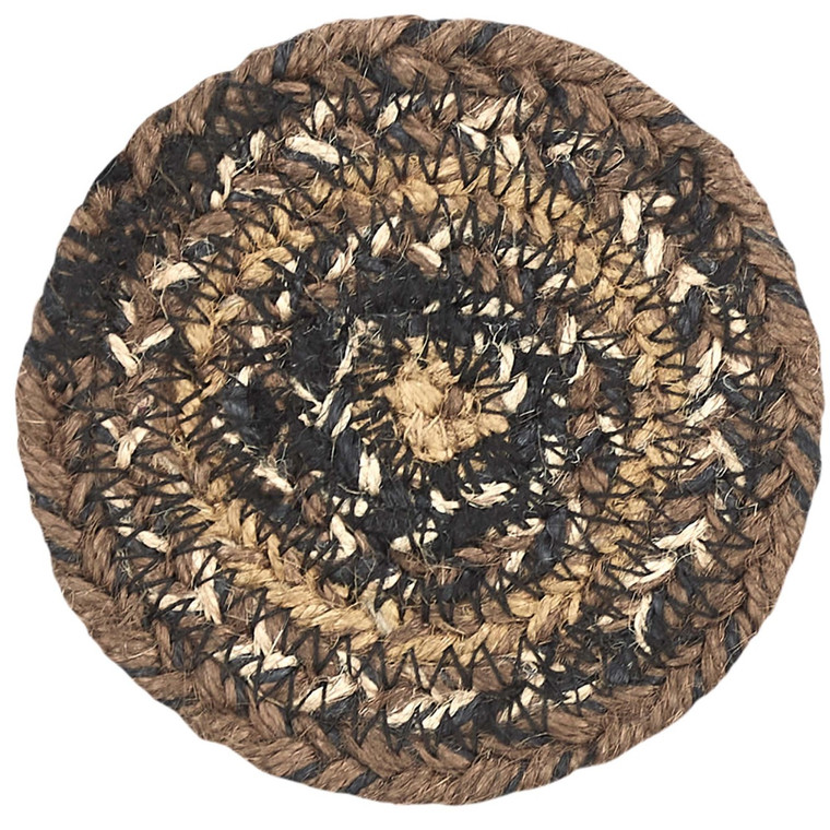 Espresso Jute Coasters - Set of 6