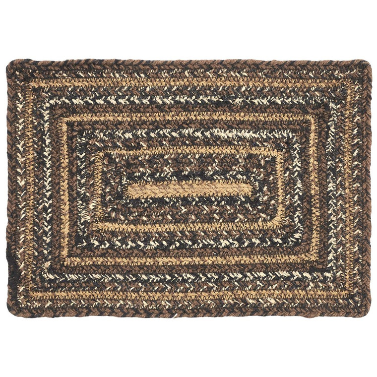 Espresso Jute Placemat - Rectangle 10x15 - 810055892235