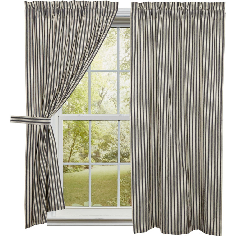 Ashmont Ticking Stripe Panels - 72x63