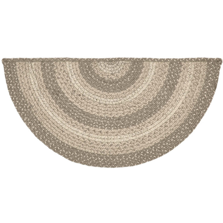 Cobblestone Jute Half Circle Rug