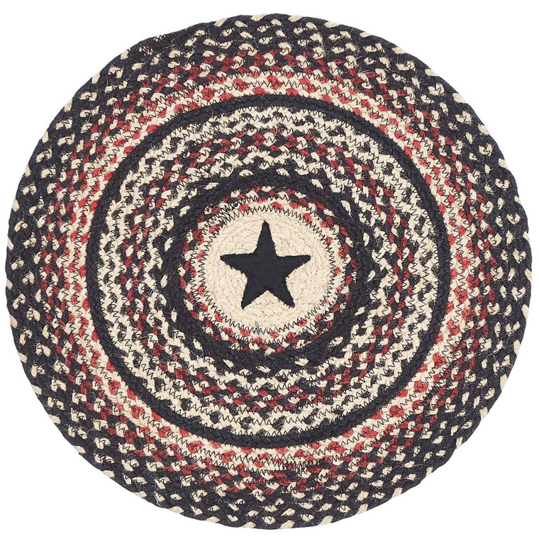 Colonial Star Jute Trivet - 15"
