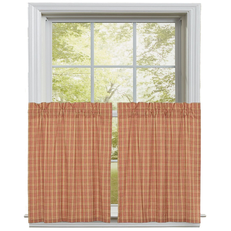 Sawyer Mill Red Plaid Tiers - 72x36