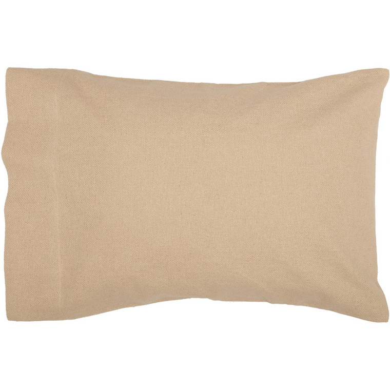 Burlap Vintage Pillowcases - Standard Set of 2 - 840528182761