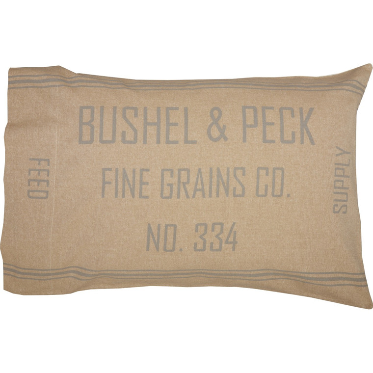 Grace Feed Sack Pillowcases - Standard Set of 2