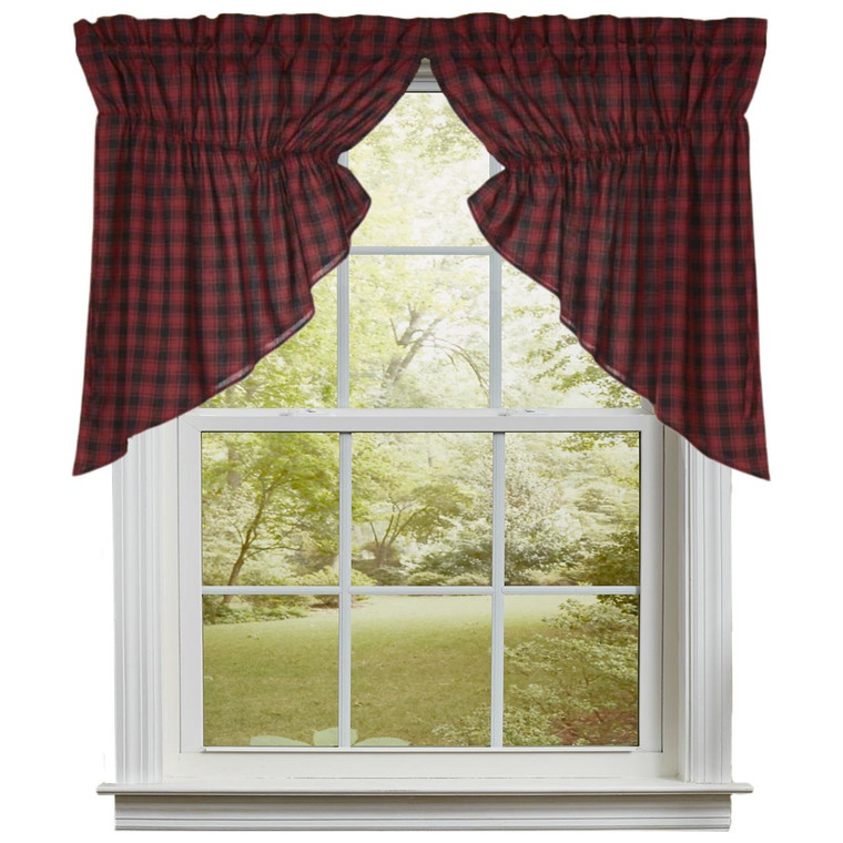 Cumberland by VHC Prairie Gathered Curtains - 72x36 - 840528161605