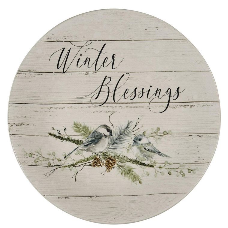 Winter Blessings Salad Plates - Set of 2 - 762242032057