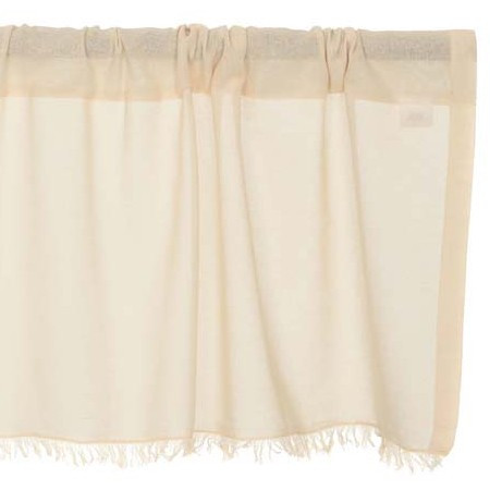 Tobacco Cloth Natural Valance - 72x16