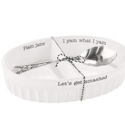 Circa Divided Potato Bowl Set - FINAL SALE - NO RETURNS