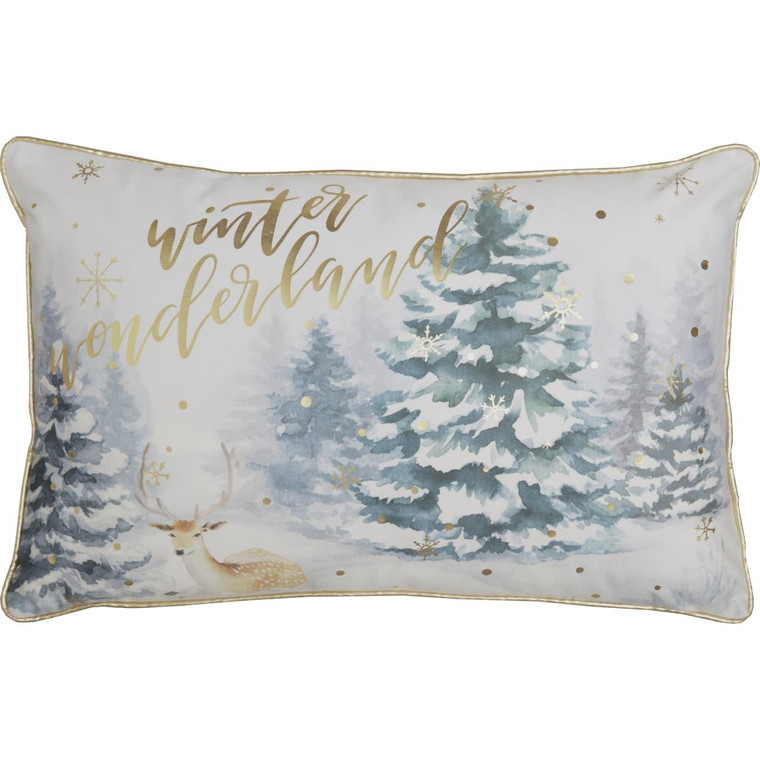 Winter Wonderland Pillow - 14x22 - 840528193538