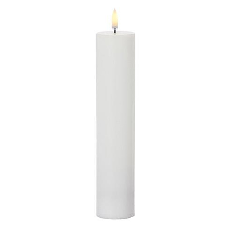 White Timer Candle - 2x9.75 Pillar - 400000605197