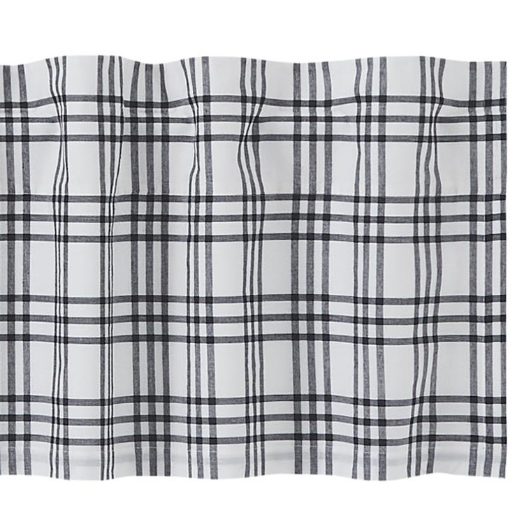 Sawyer Mill Black Plaid Valance - 90x16 - 840233900131