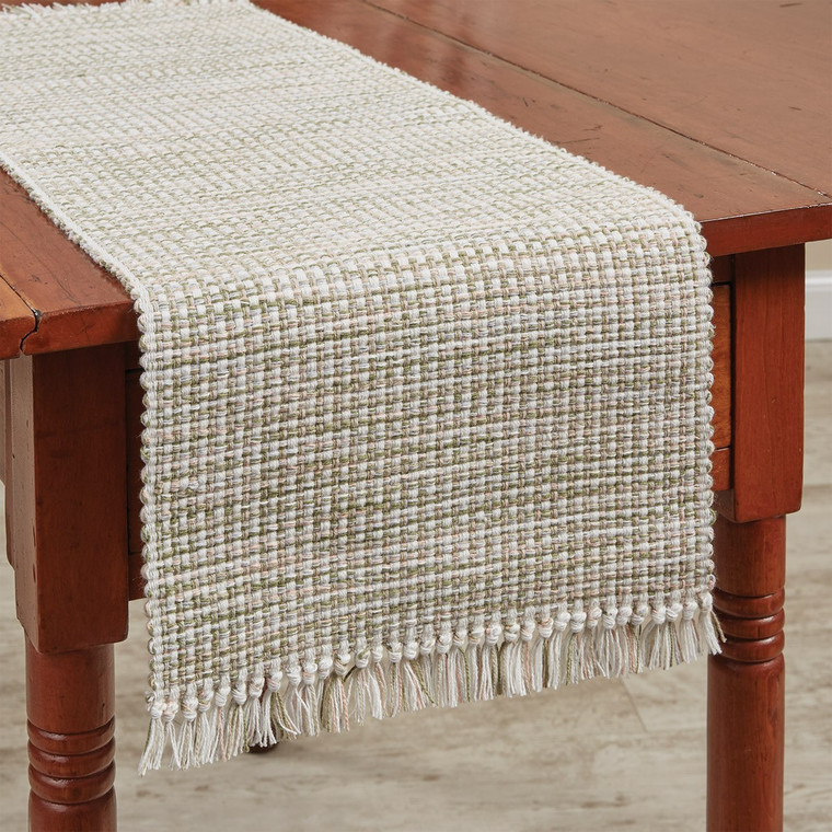 Basketweave Table Runners - Meadow