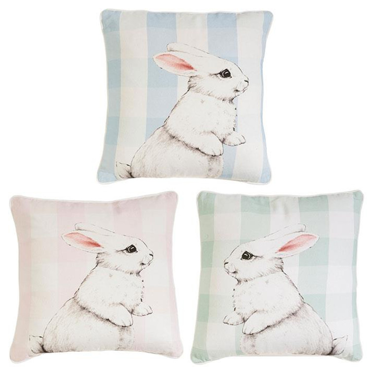 Bunny Pillow - Pink 16.5" - 400000655536