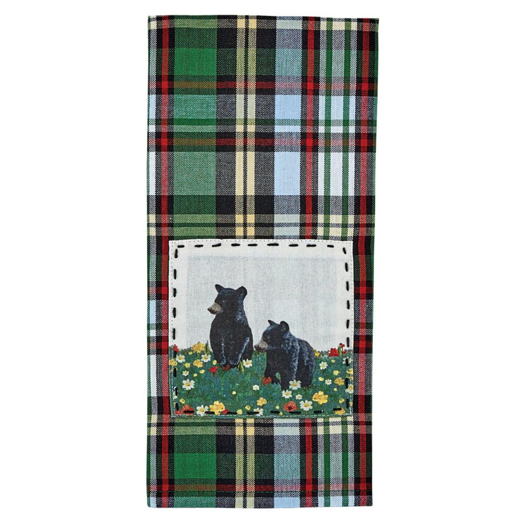 Happy Trails Baby Bear Dishtowels - Set of 2 - 762242041578