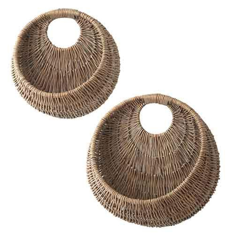 Crescent Woven Baskets - Set of 2 - 400000661766