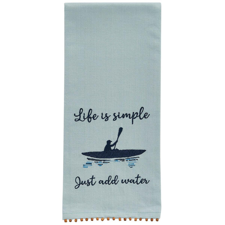 Just Add Water Embroidered Dishtowels - Set of 2 - 762242028791