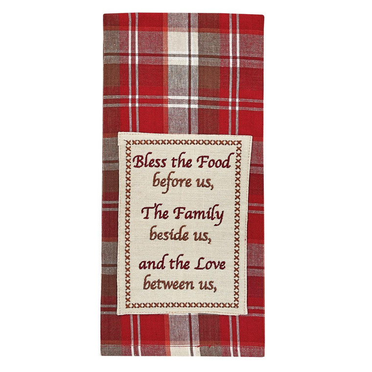 Fireside Plaid Decorative Dishtowels - Set of 2 - 762242045347