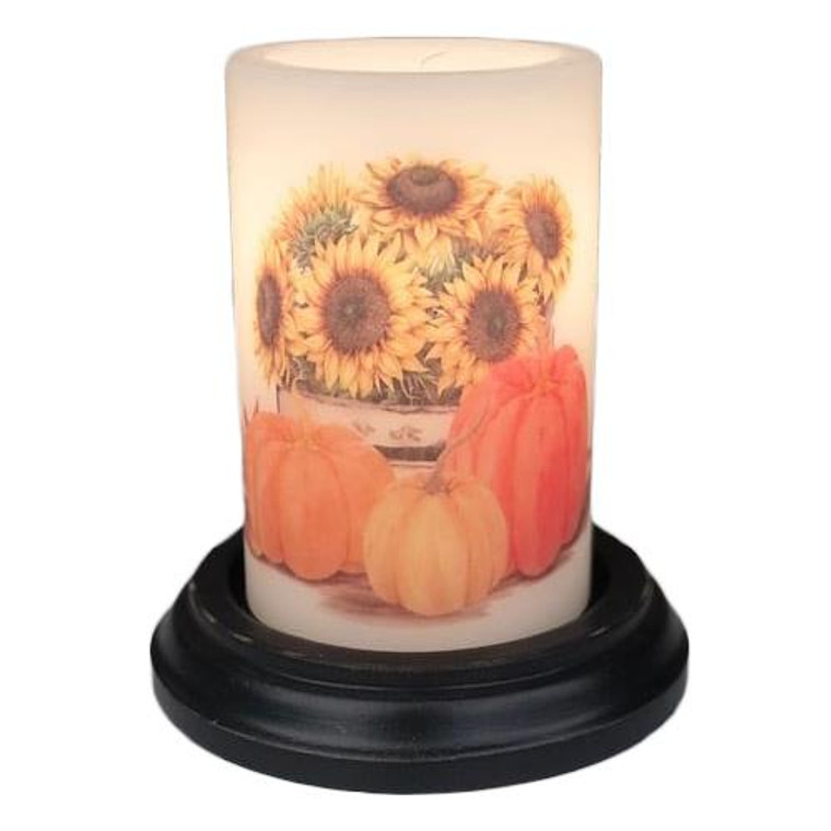Candle Sleeve - Fall Flower Harvest