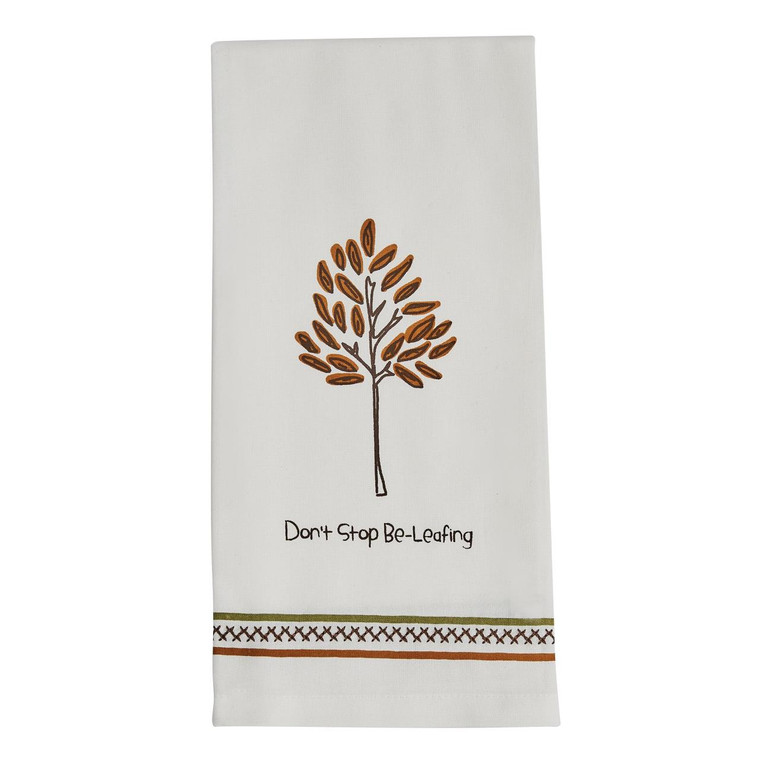 Don't Stop Be-Leafing Decorative Dishtowels - Set of 2
