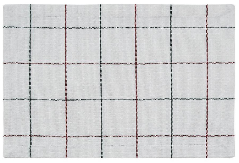 Christmas Windowpane Placemats - Set of 6 - 762242019997