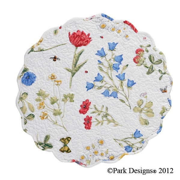 Wildflower Round Placemats - Set of 6