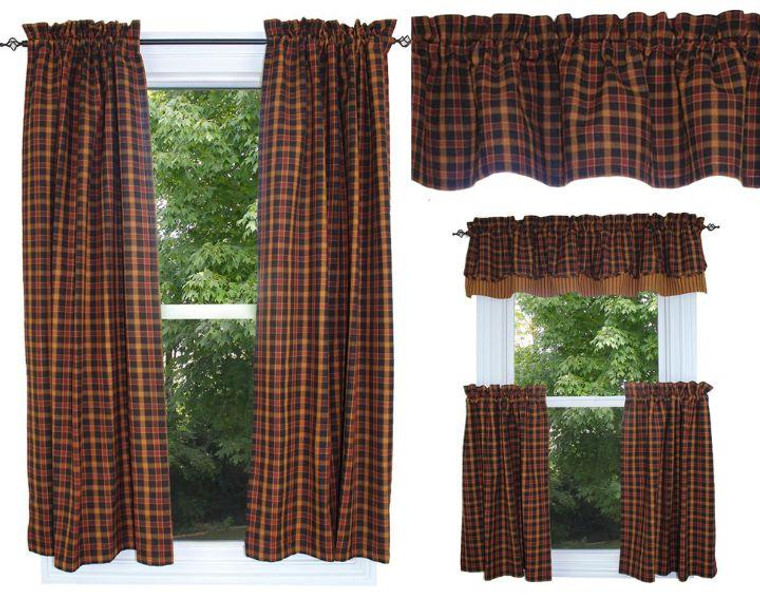 Homestead Black Curtain Collection -
