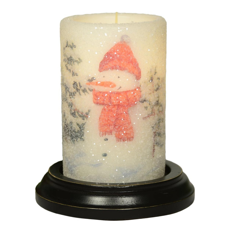 Candle Sleeve - Winter Snowman - 844558070906